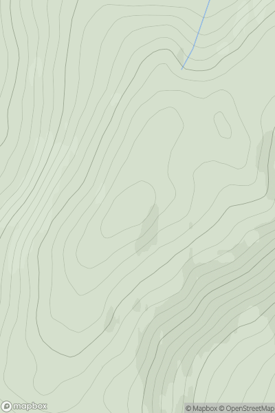 Thumbnail image for Meall Breac [Loch Rannoch to Glen Lyon] showing contour plot for surrounding peak